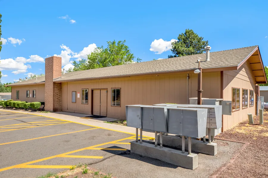 Front of the Colony community center building